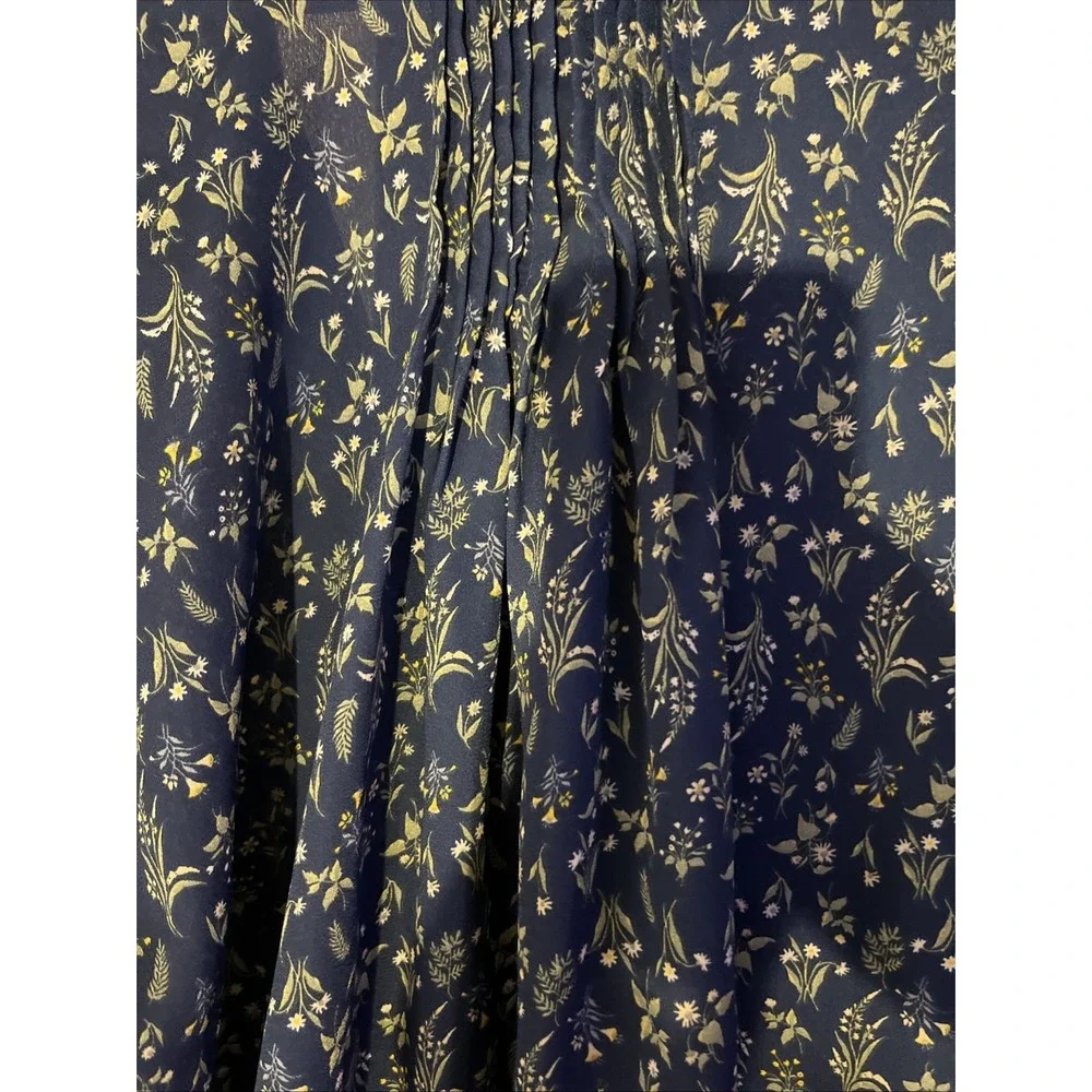 Jachs Girlfriend New York Women's XL Shirt Long Sleeve Floral Blue‎ Green - Picture 7 of 7